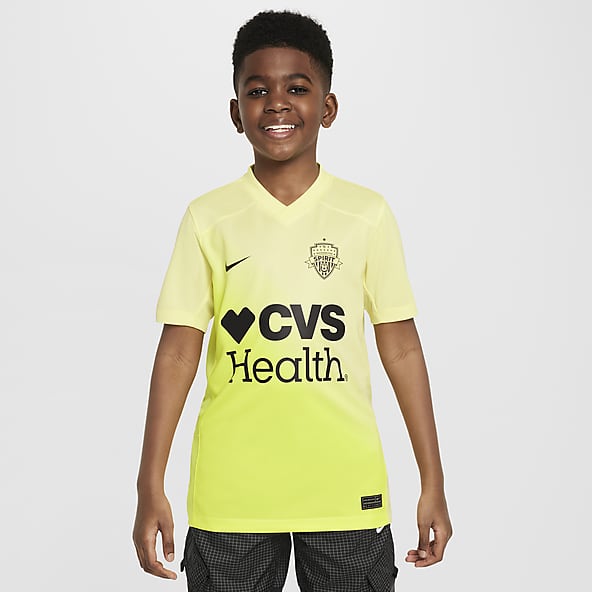 Kids Yellow Tops T Shirts. Nike
